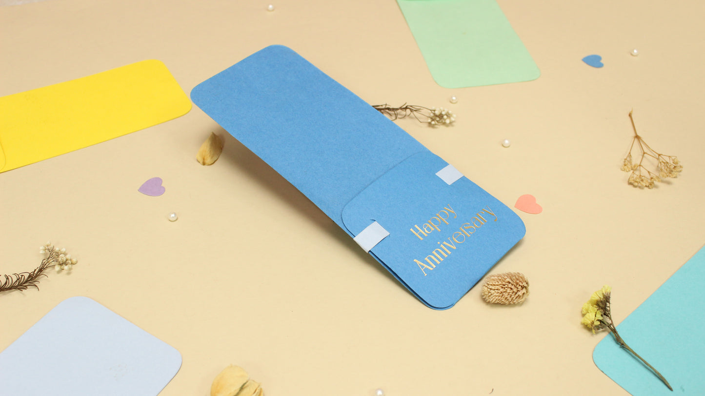 Assorted Flower Holder Postcard (9X3.5 INCHES)