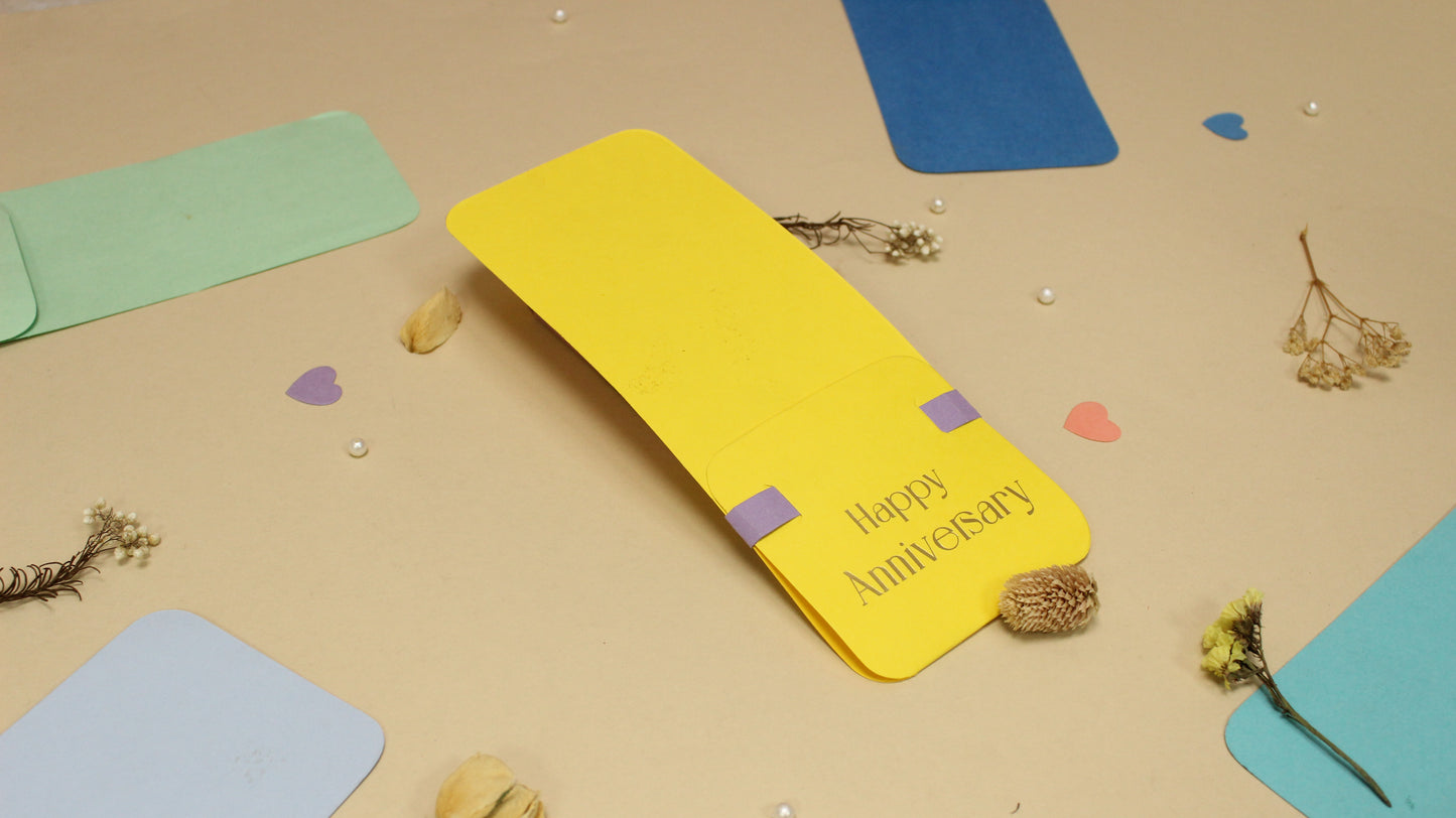 Assorted Flower Holder Postcard (9X3.5 INCHES)