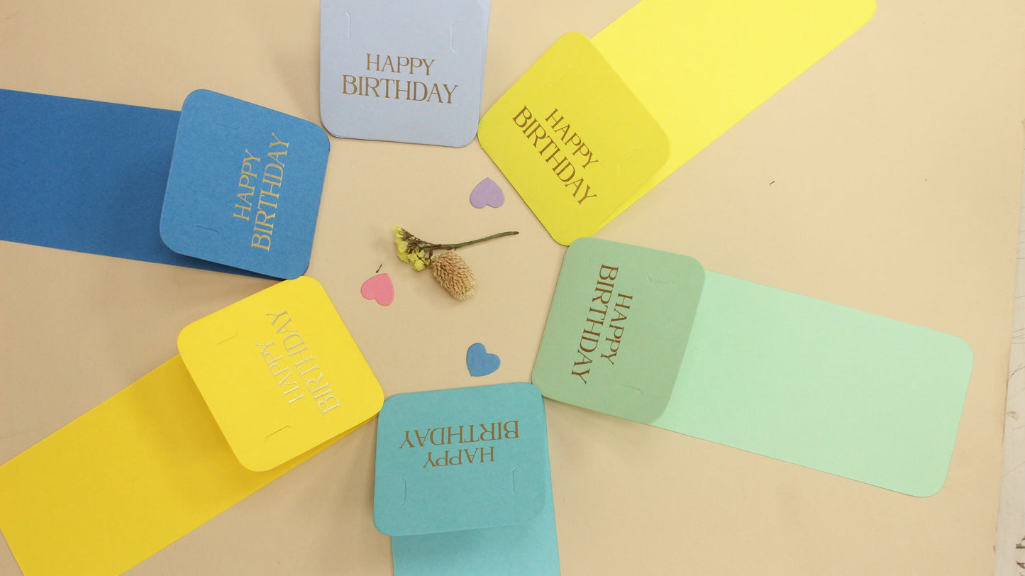 Assorted Flower Holder Postcard (9X3.5 INCHES)