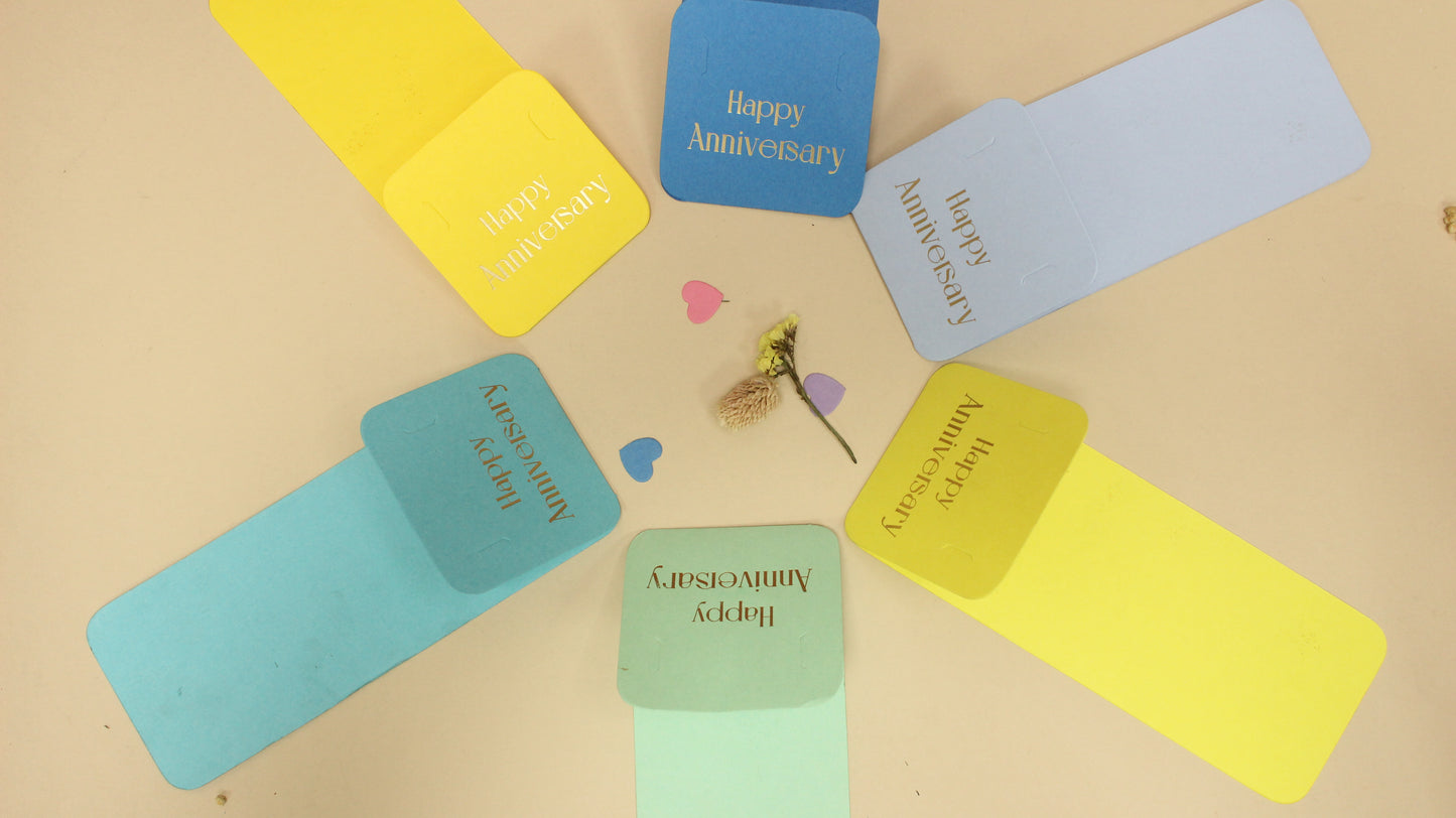 Assorted Flower Holder Postcard (9X3.5 INCHES)