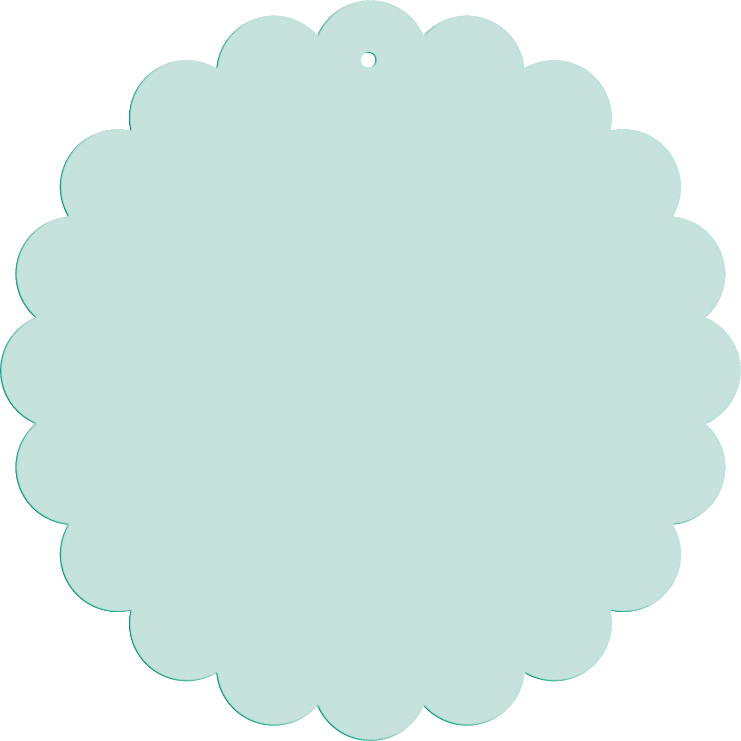 Scallop Tags (DIA : 7 Inches)