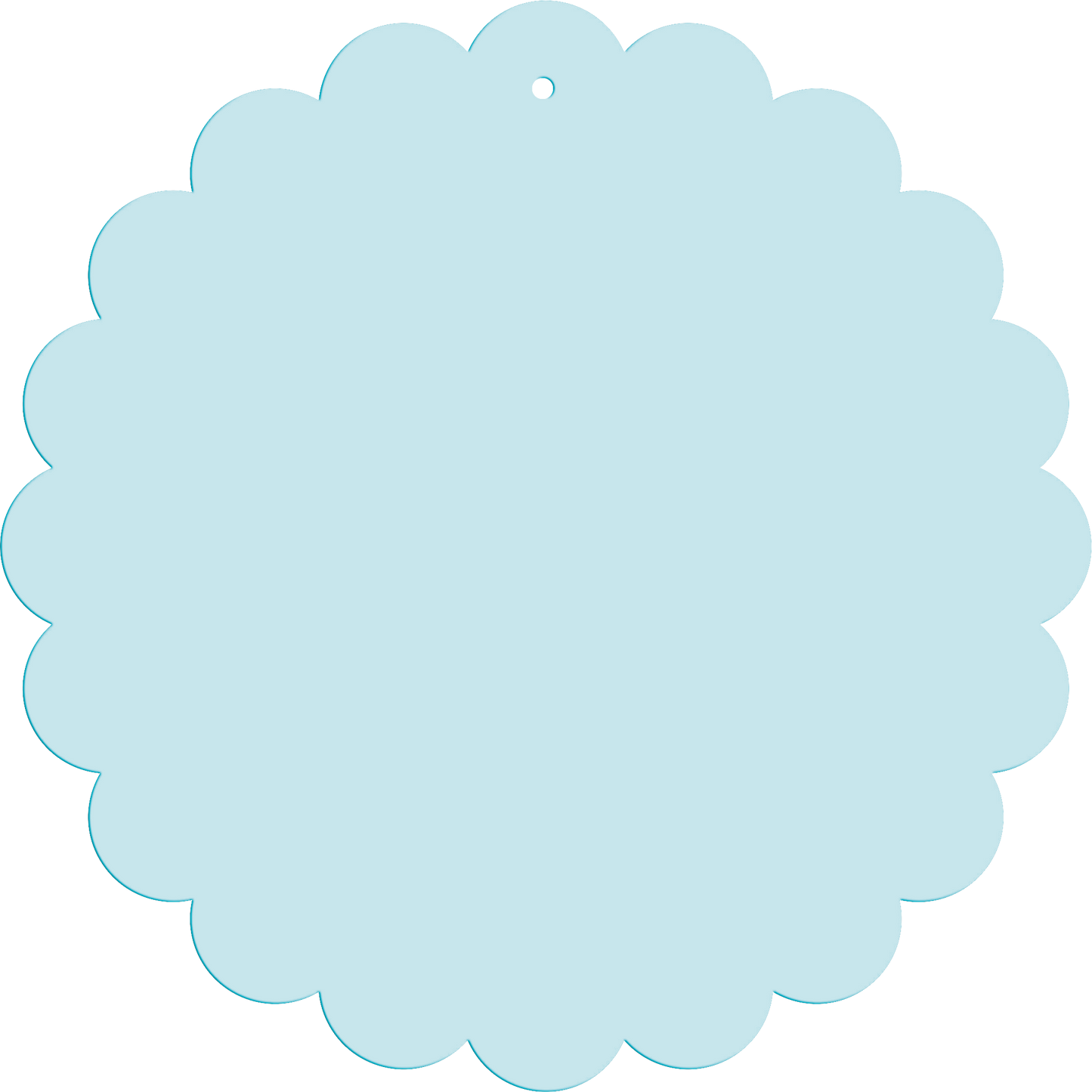 Scallop Tags (DIA : 7 Inches)