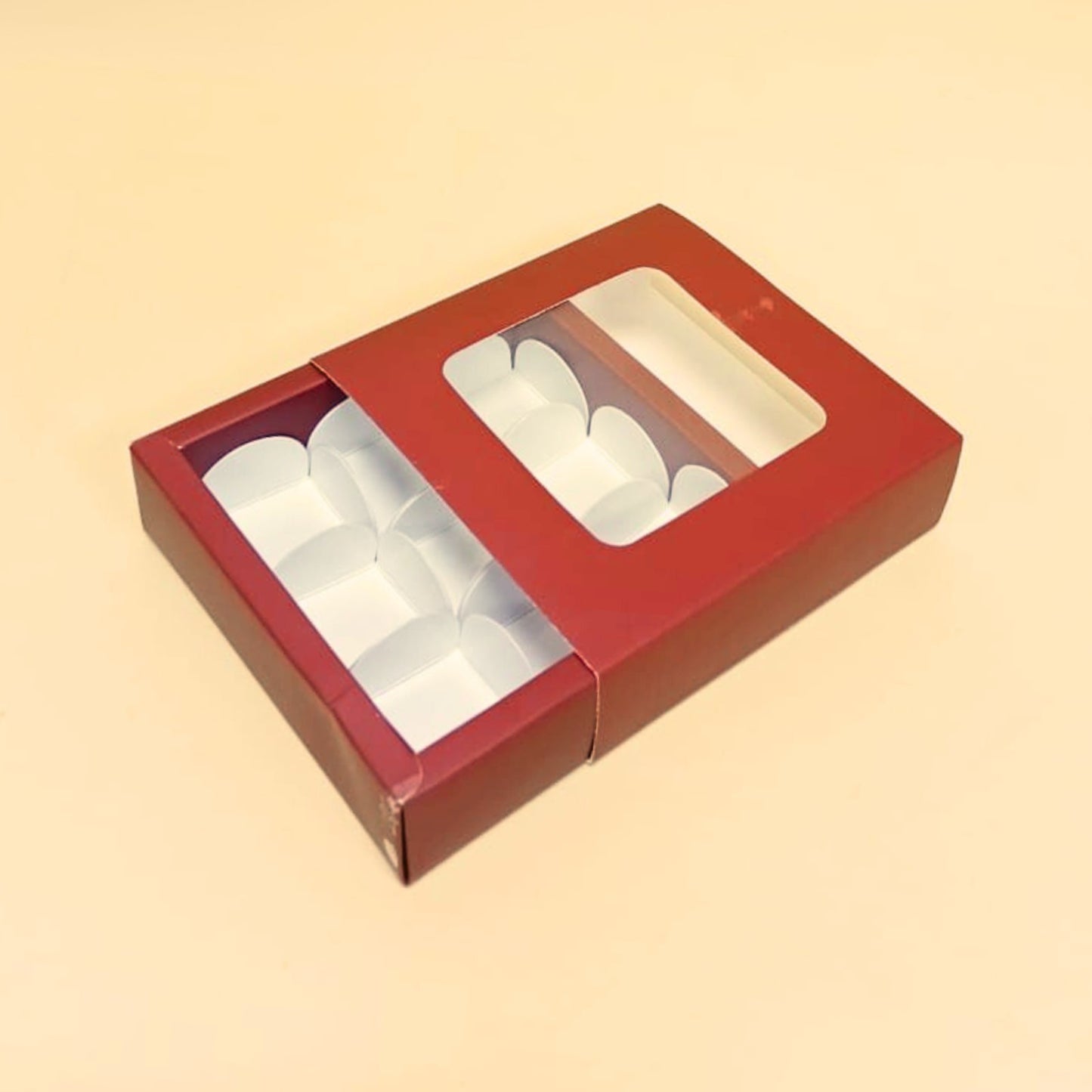 9 Cavity Chocolate Box (5.5X5.5X1.5 Inches)