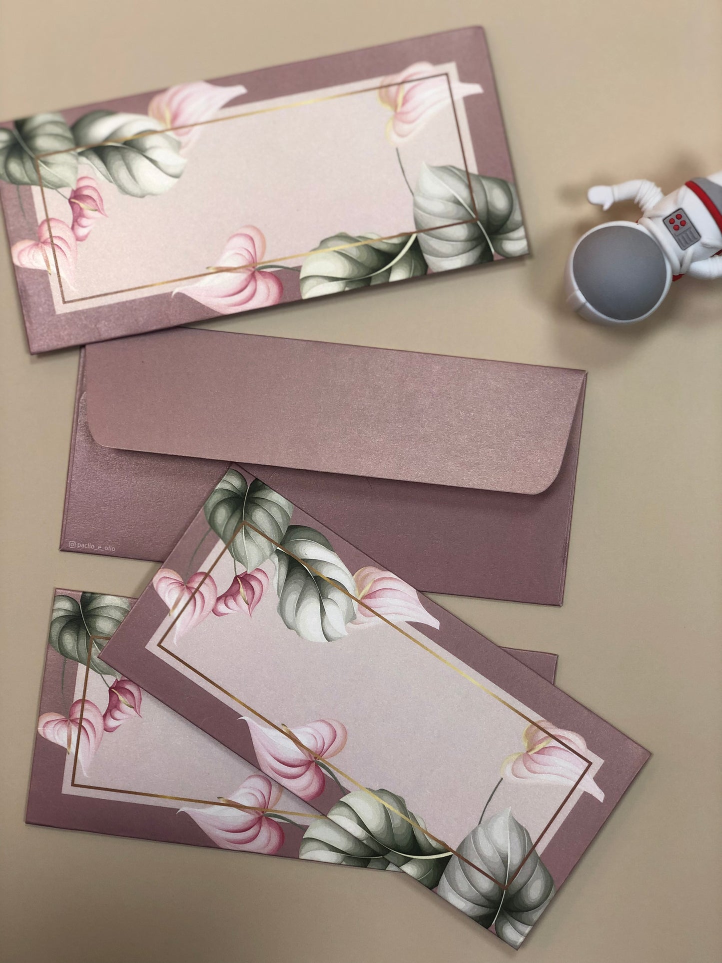 Palm Art Envelope (7.5X3.5 Inches)