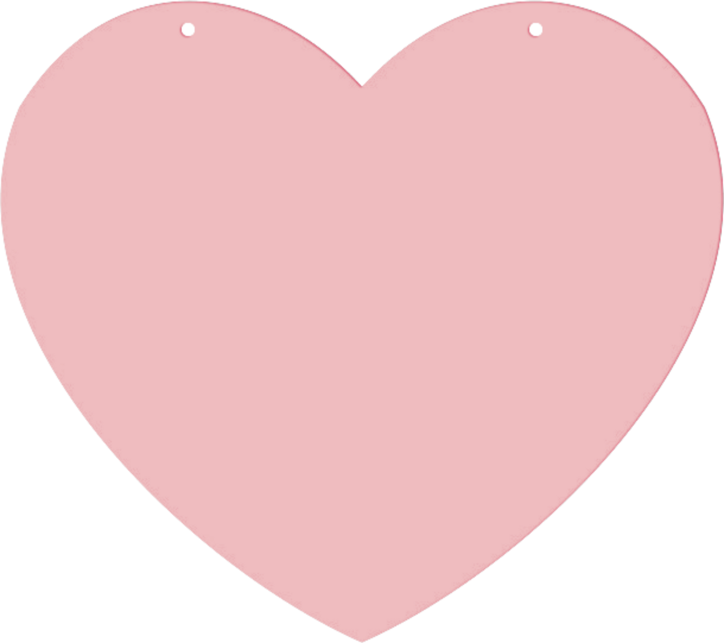 Heart Shape Tag (7x6.25 Inches)
