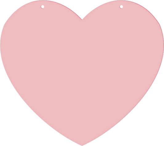 Heart Shape Tag (7x6.25 Inches)