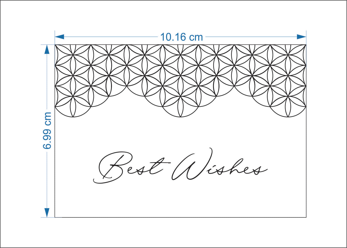 Best Wishes (4x2.75 Inches)