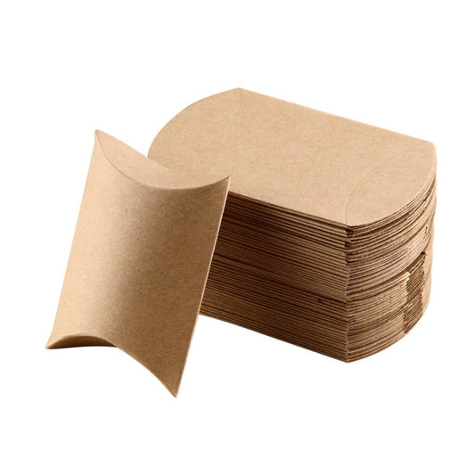 Kraft Pillow Box | 4.5x4x1.5 Inches