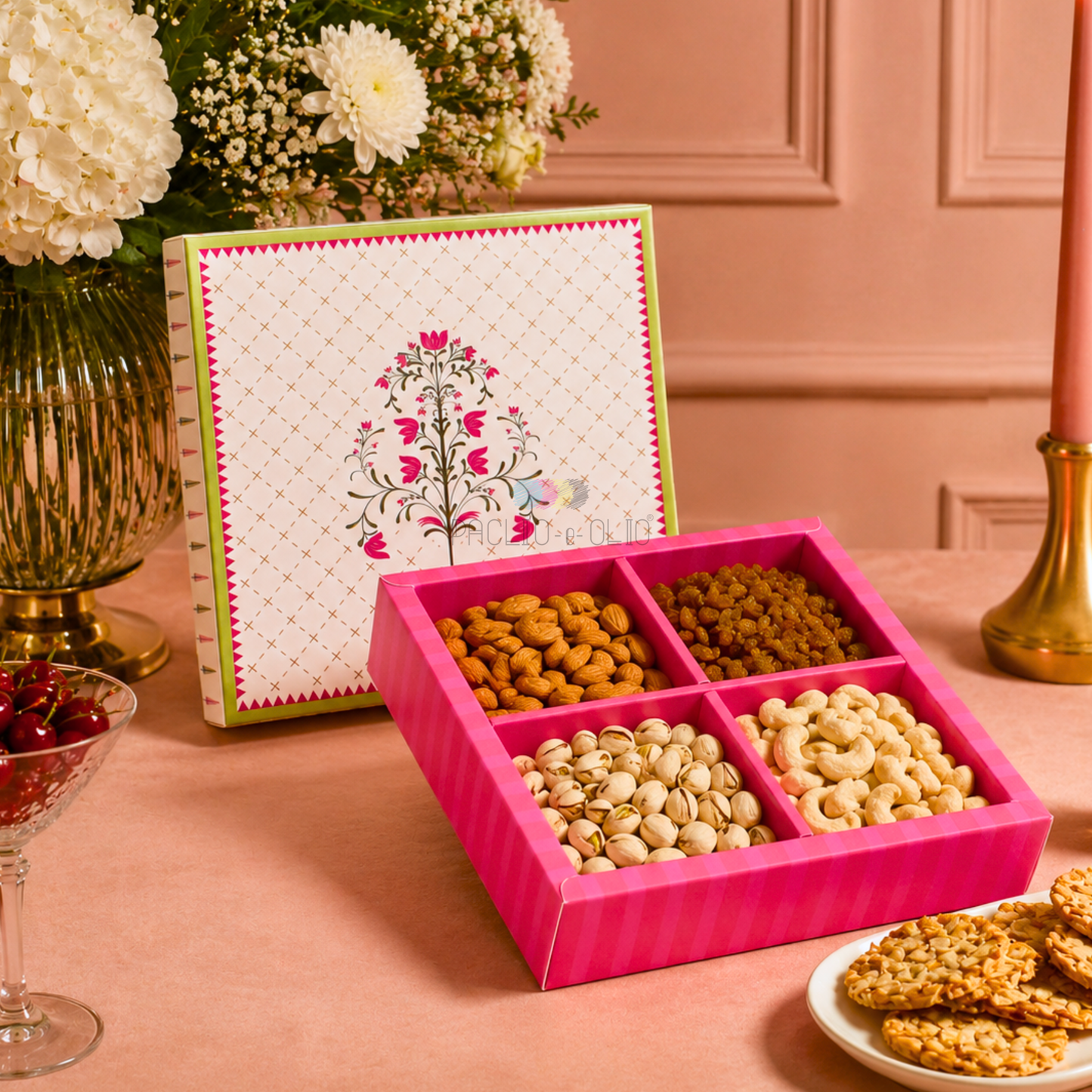 Top Bottom Hamper Box | 9x9x2 Inches