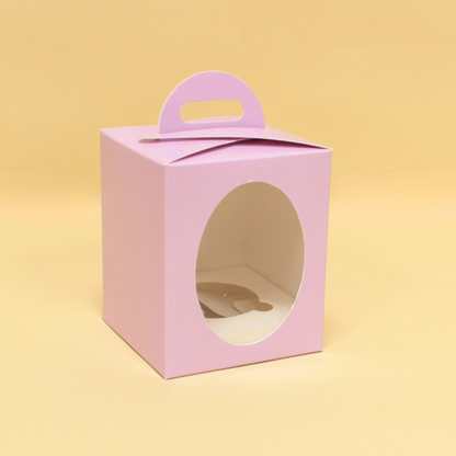 1 Cupcake Box | 3.5x3.5x4.5 Inches