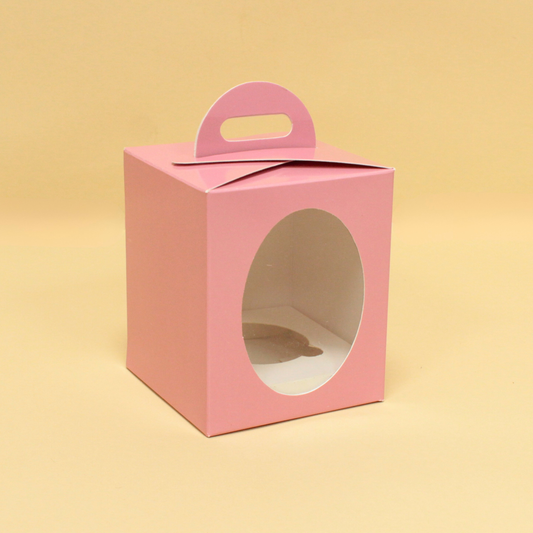 1 Cupcake Box | 3.5x3.5x4.5 Inches