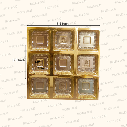 Golden Tray Cavity (9 Cavities)