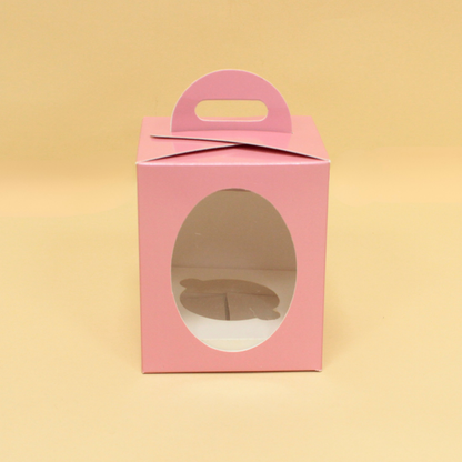 1 Cupcake Box | 3.5x3.5x4.5 Inches