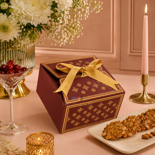 Premium Hamper Box | 7x7x4 Inches | 500g Capacity