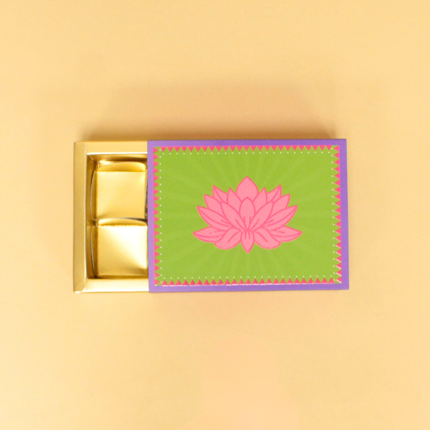 6 Cavity Slider Chocolate Box | 5.5x4x2 Inches