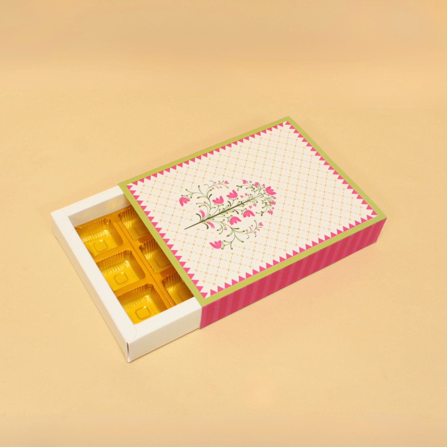 12 Cavity Chocolate Box | 8.5x6.5x1.5 Inches