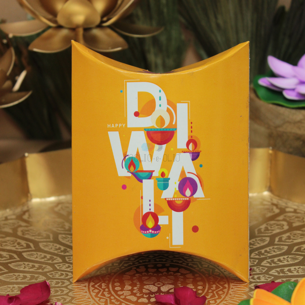 Diwali Pillow Box | 4.3x4.3x1.7 Inches
