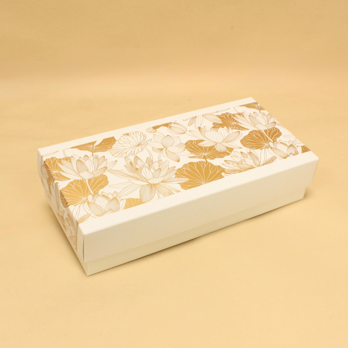 Lotus Foil Hamper Top Bottom Box | 10.5x5x2.5 Inches