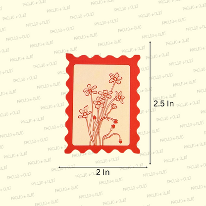 Flower Gift Tags | 2.5x2 Inches | Pack Of 25 Pieces