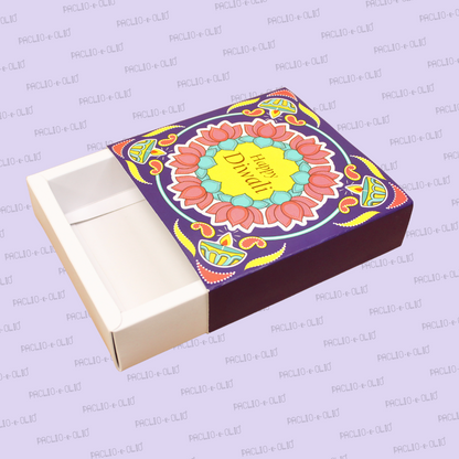 Diwali Brownie Box (5.5x5.5x1.5 Inches)