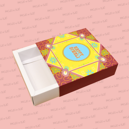 Diwali Brownie Box (5.5x5.5x1.5 Inches)