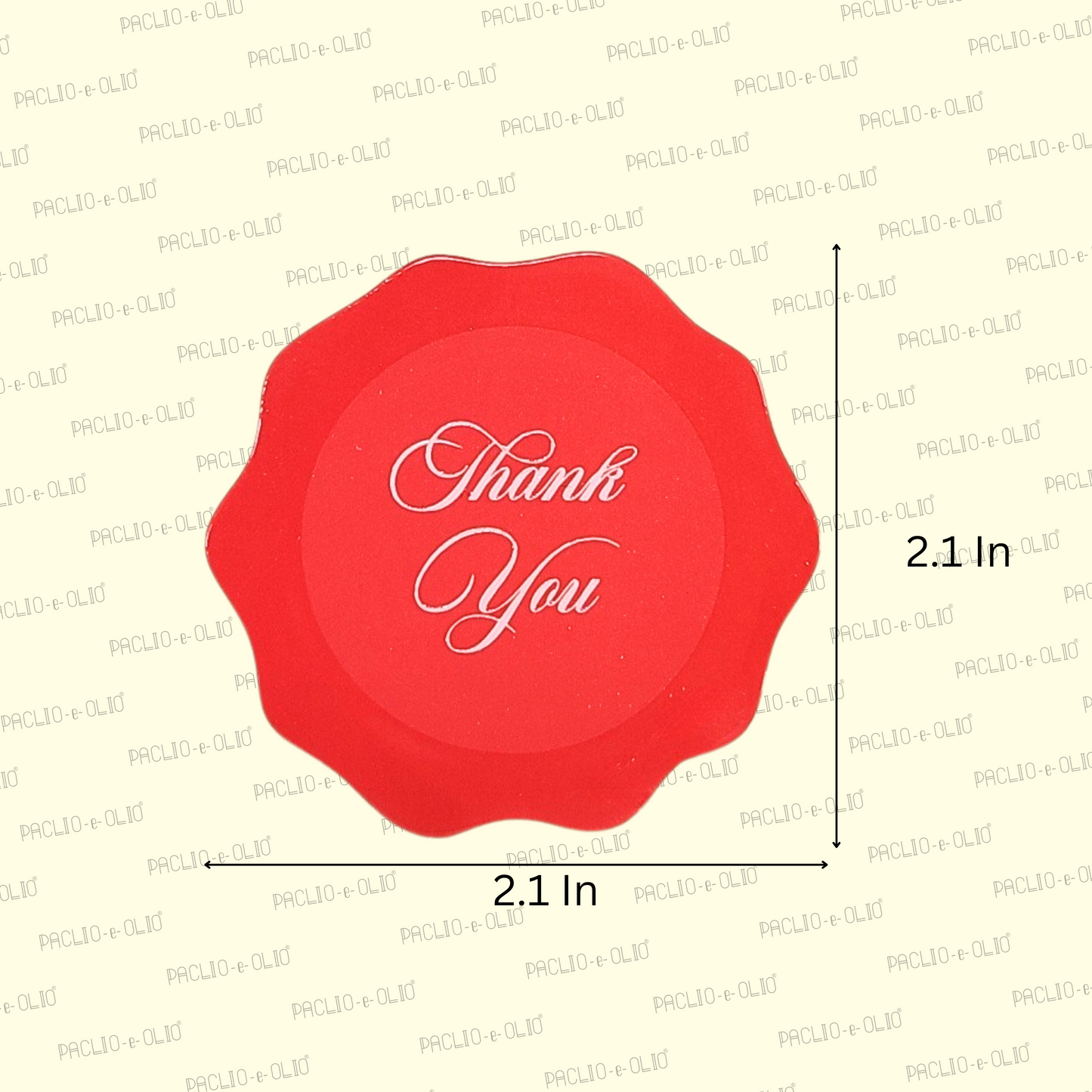 Thank you Gift Tags | 2.1x2.1 Inches | Pack Of 25 Pieces