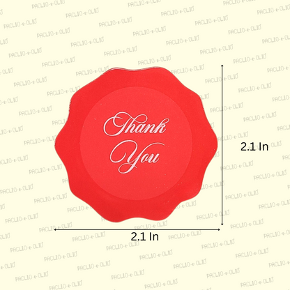Thank you Gift Tags | 2.1x2.1 Inches | Pack Of 25 Pieces