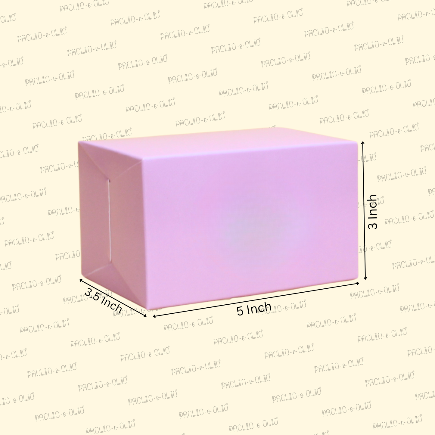 1 Pastry Box | 5x3.5x3.5 Inches