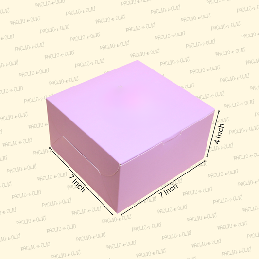 Cake Box (7x7x4 Inches)