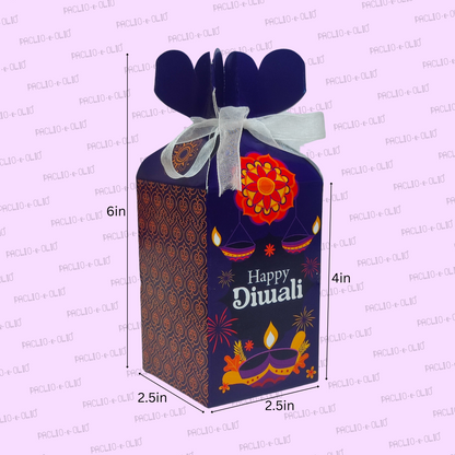 DIWALI CANDY BOX (2.5x2.5x4 INCHES)