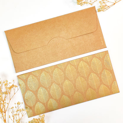 Leaf Pattern ENVELOPE (7.5X3.5 INCHES)