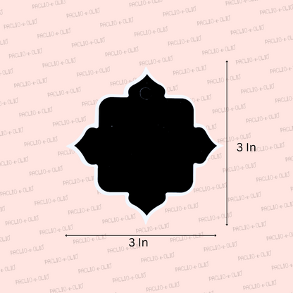 Black and White Gift Tags | 3x3 Inches | Pack Of 25 Pieces