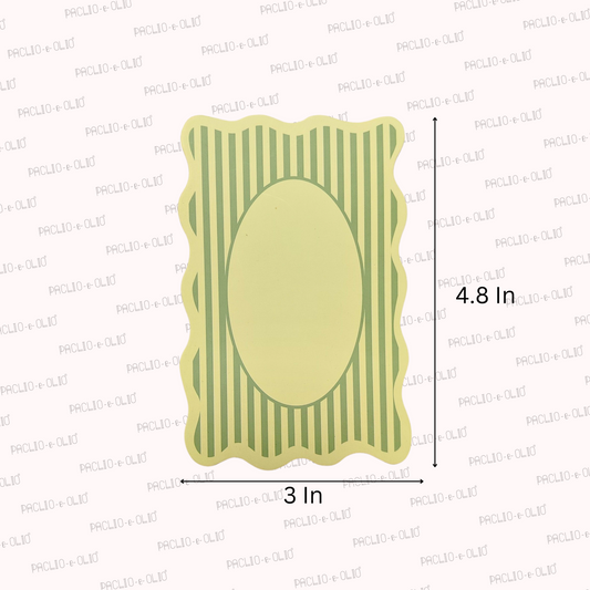 Line Print Tags | 4.8x3 Inches | Pack Of 25 Pieces