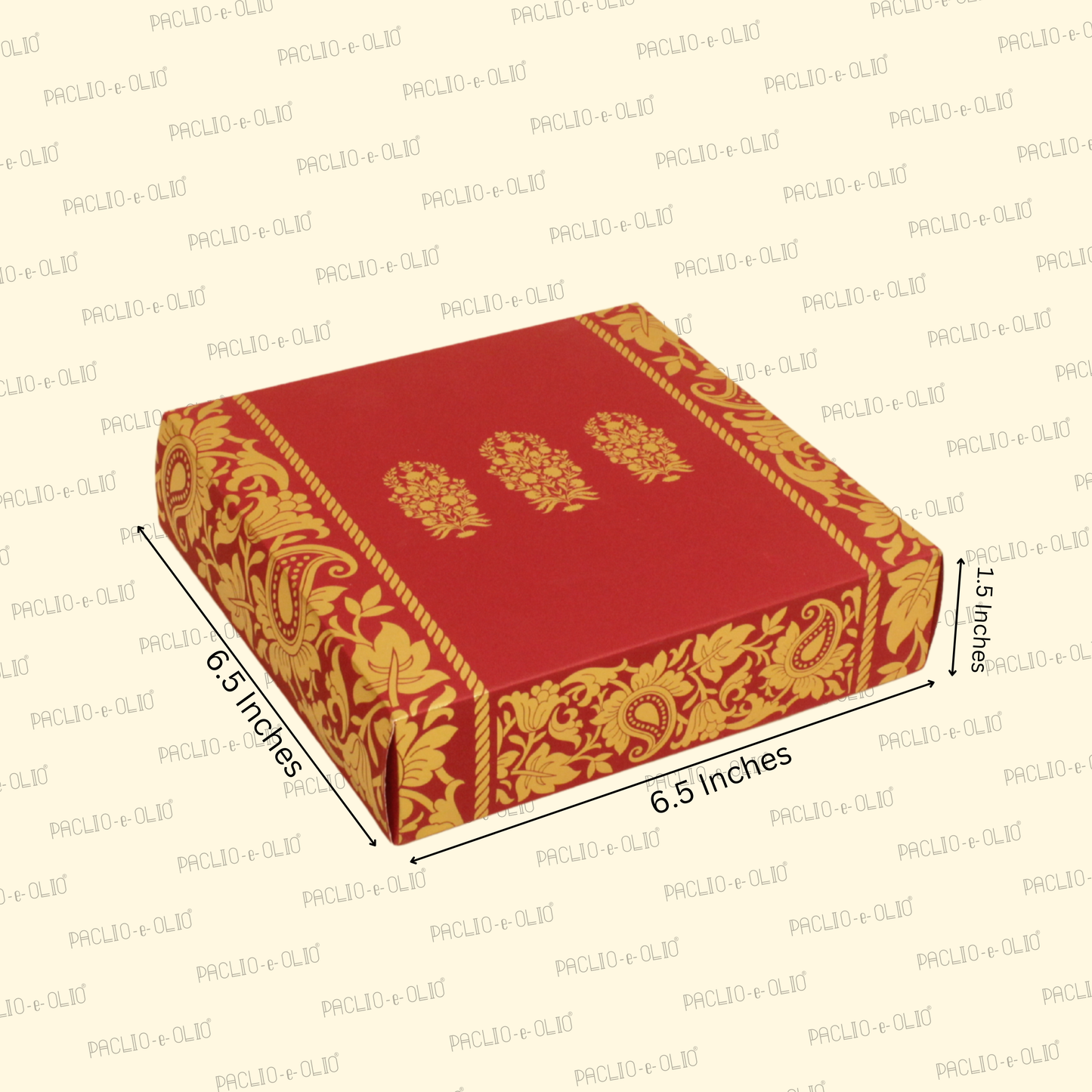 9 Cavity Chocolate Box (6.5x6.5x1.5 Inches)