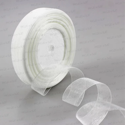 WHITE TRANSPARET RIBBON