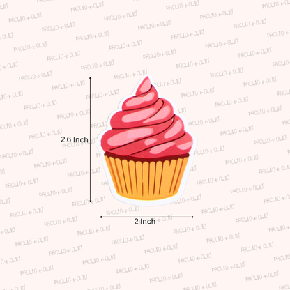 Cupcake Tags | 2.6x2 Inches | Pack Of 100 Pieces