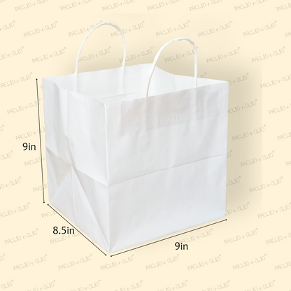 PAPER BAGS (9x9x8.5 INCHES)