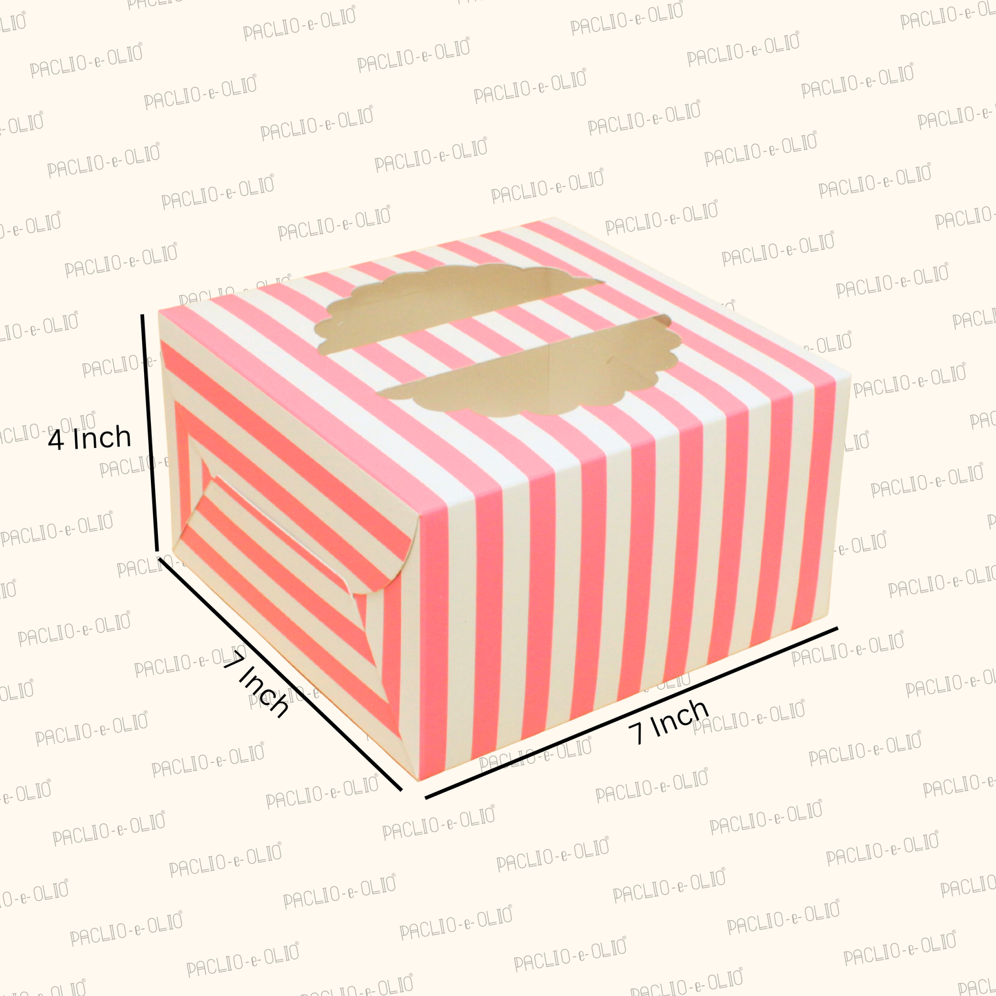 Half Kg Cake Box | 7x7x4 Inches