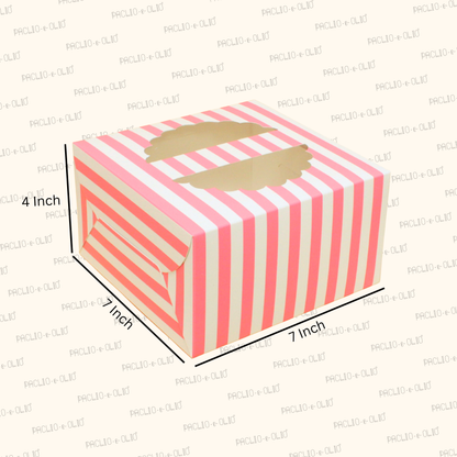 Half Kg Cake Box | 7x7x4 Inches