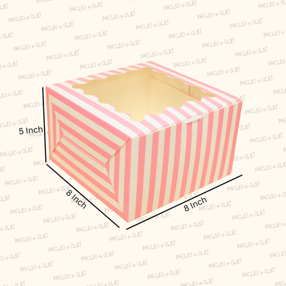 Half Kg Cake Box | 8x8x5 Inches