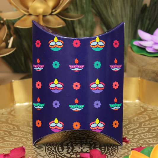 Diwali Pillow Box (4x4.5x1.5 Inches)