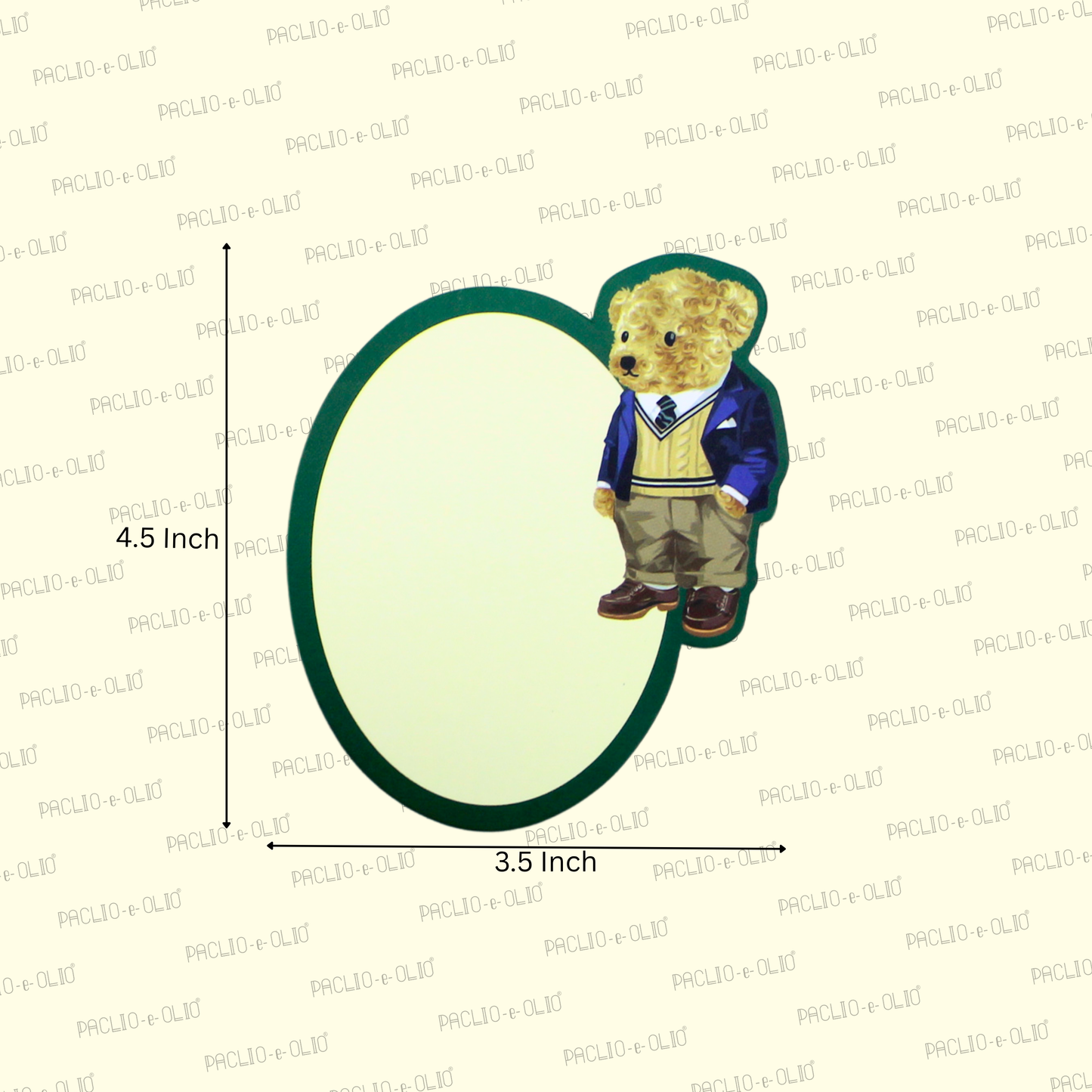 Teddy Bear Tags | 4.5x3.5 Inches | Pack Of 25 Pieces