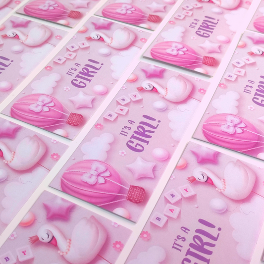 Baby Gift Tags | 5.5x2.8 Inches | Pack Of 25 Pieces