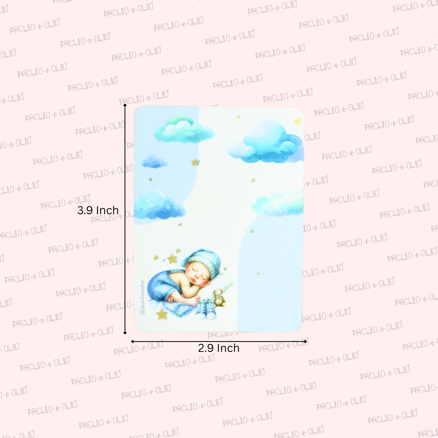 Baby Gift Tags | 3.9x2.9 Inches | Pack Of 25 Pieces