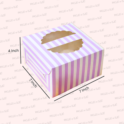 Cake Box | 7x7x4 Inches