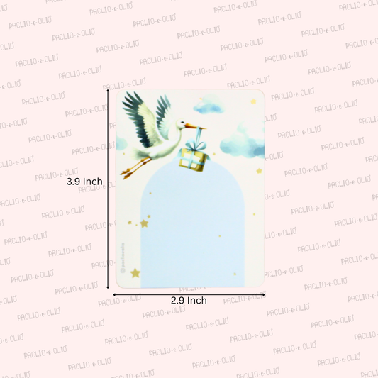 Baby Boy Gift Tags | 3.9x2.9 Inches | Pack Of 25 Pieces