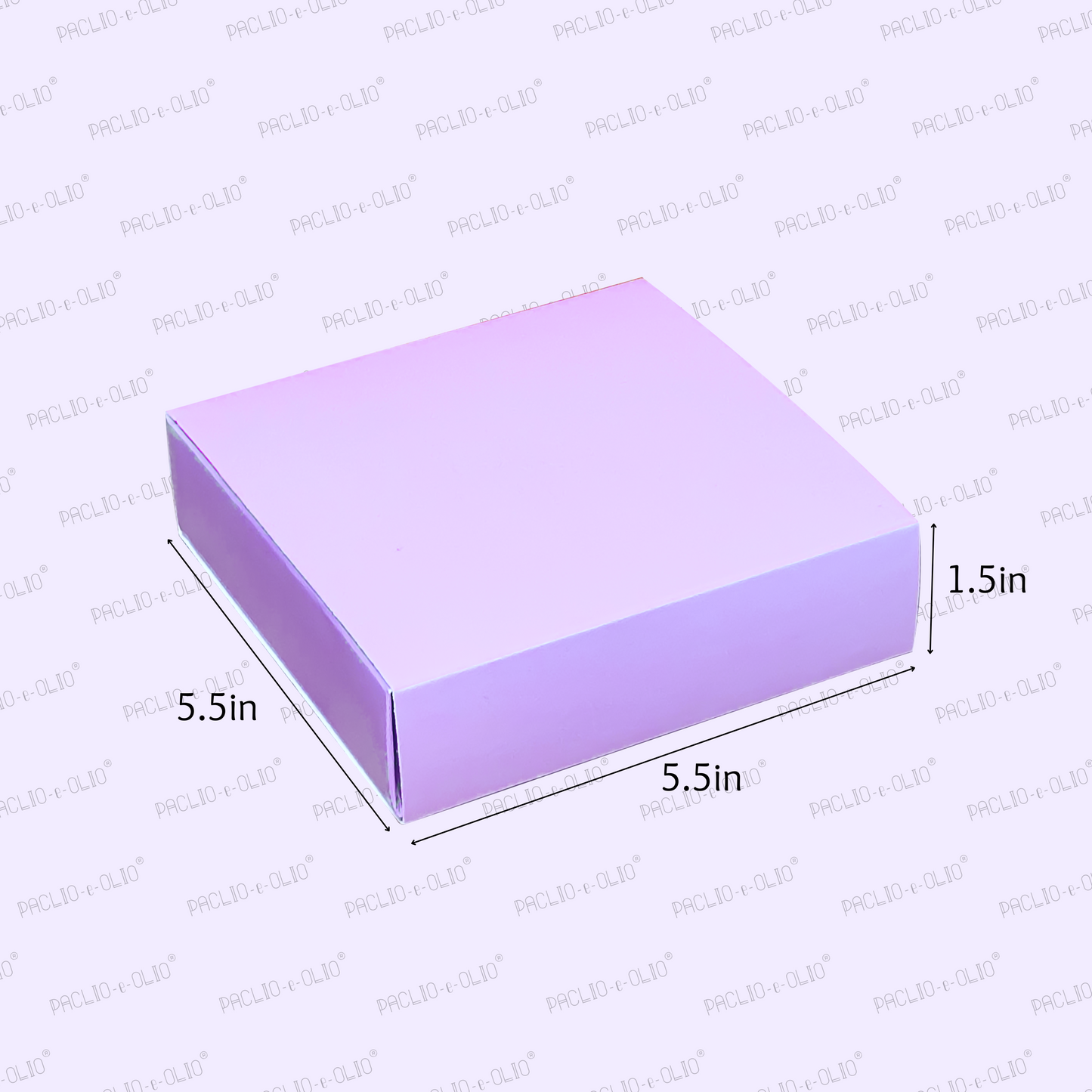 9 CAVITY CHOCOLATE BOX (5.5x5.5x1.5 INCHES)