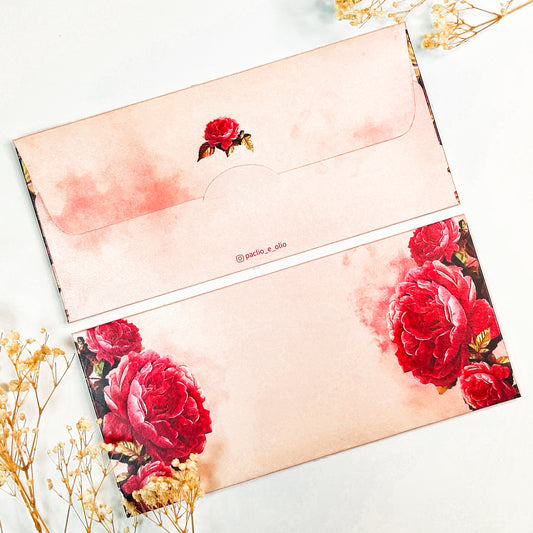 Rose ENVELOPE (7.5X3.5 INCHES)