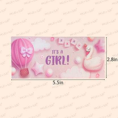 ITS A BOY / ITS A GIRL TAGS ( 5.5x2.8 INCHES)