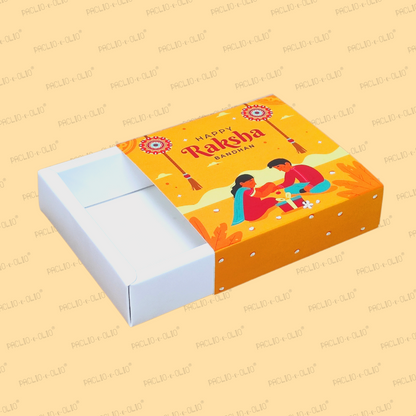 Rakhi Brownie Box (5.5x5.5x1.5 INCHES)